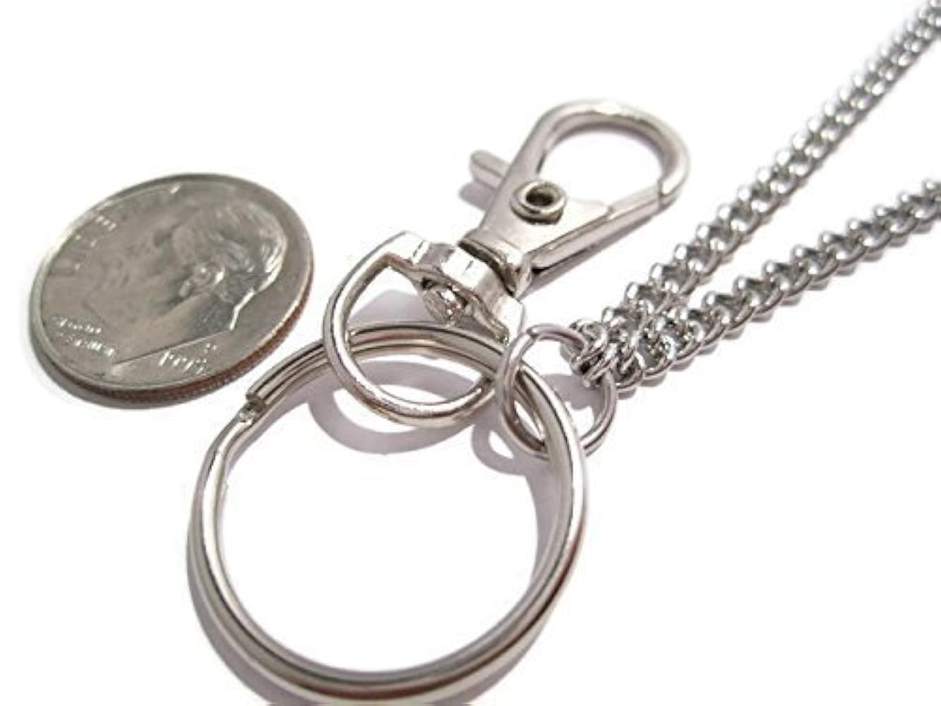 Amazon.com: ATLanyards long Large Just a Plain Chain Lanyard